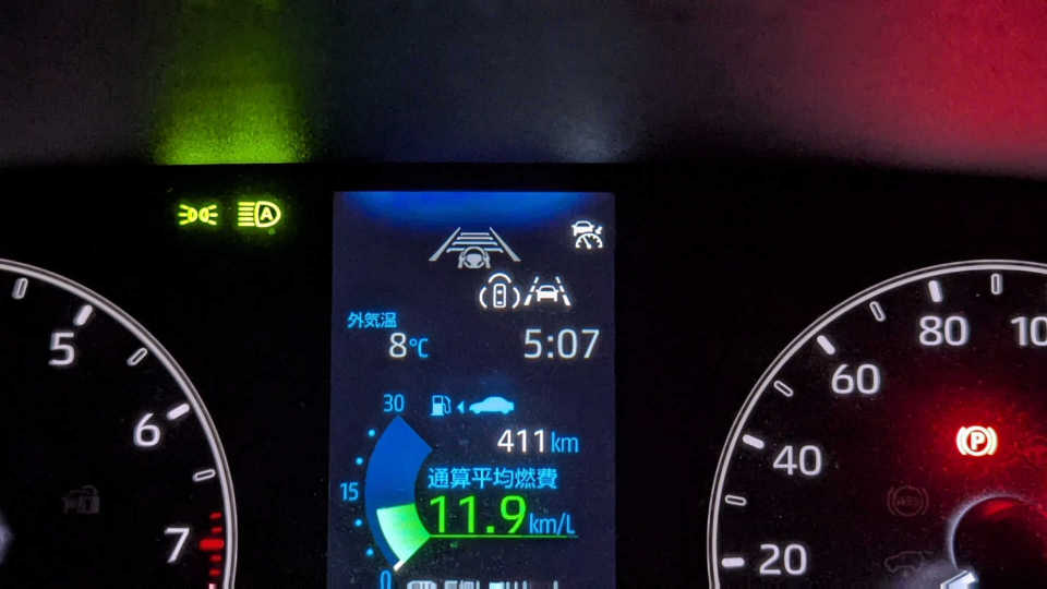 Toyota car meter