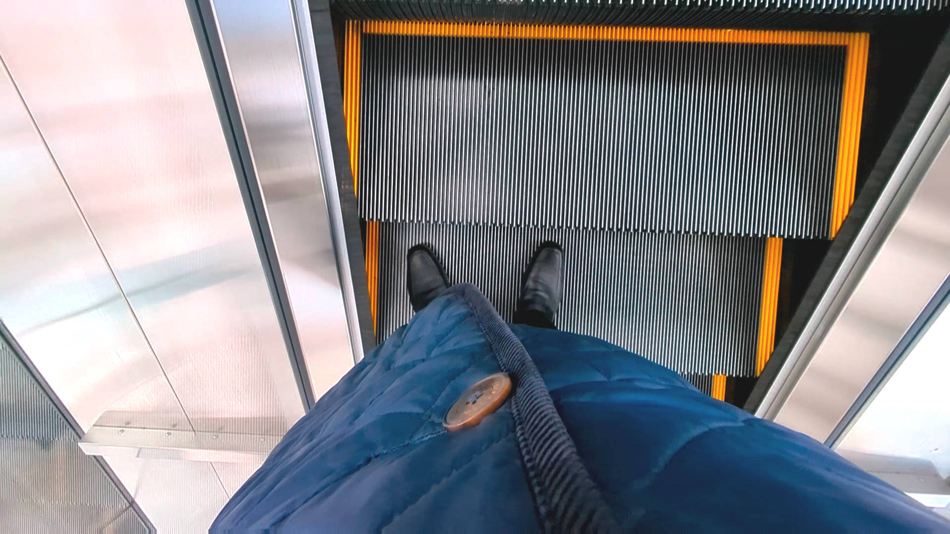 Going out wearing a coat