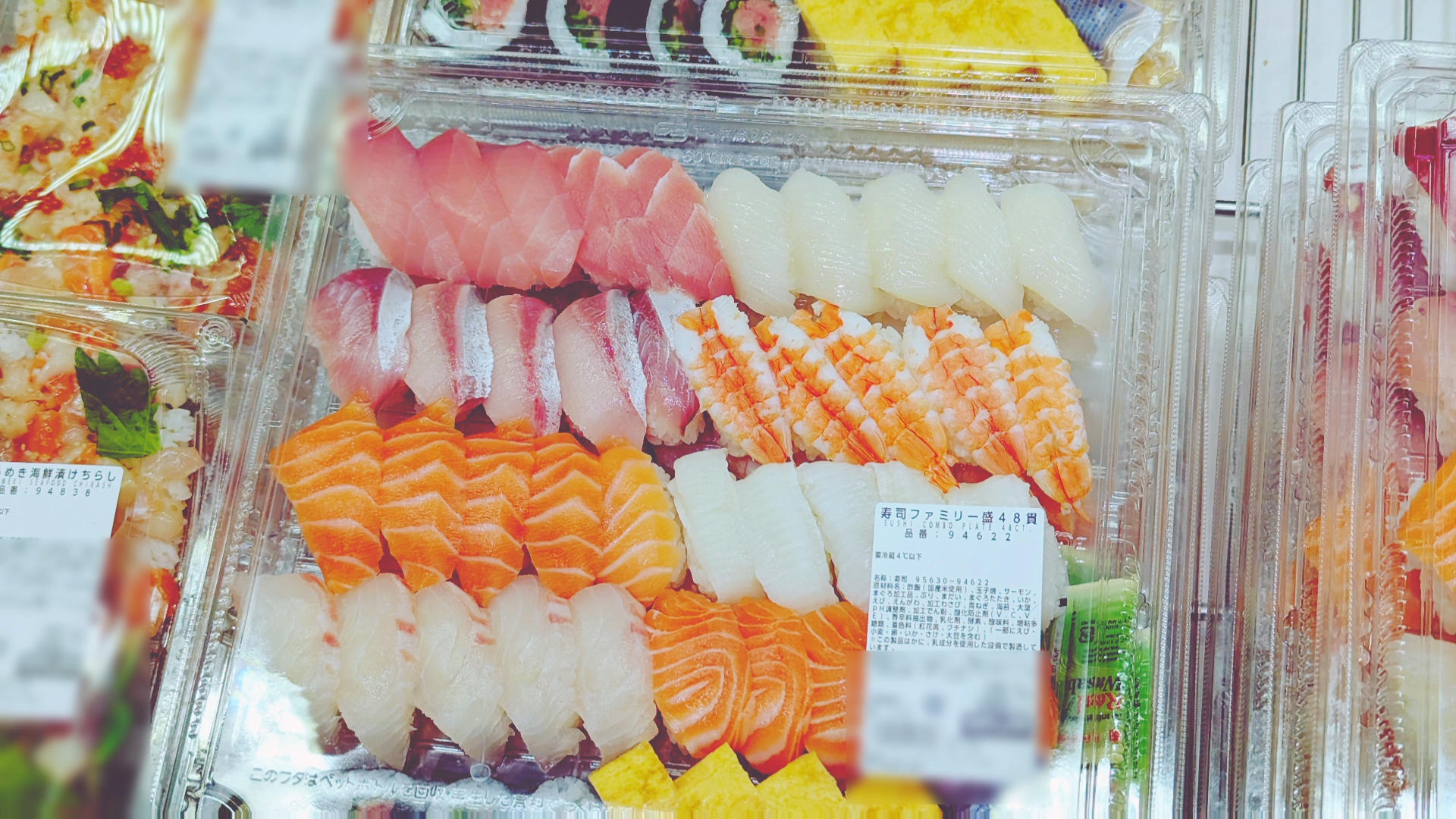 Lots of sushi